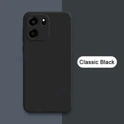 Luxury Dual Liner Shockproof Phone Case with Square Liquid Silicone Design for OnePlus Nord CE 6 (Classic Black)