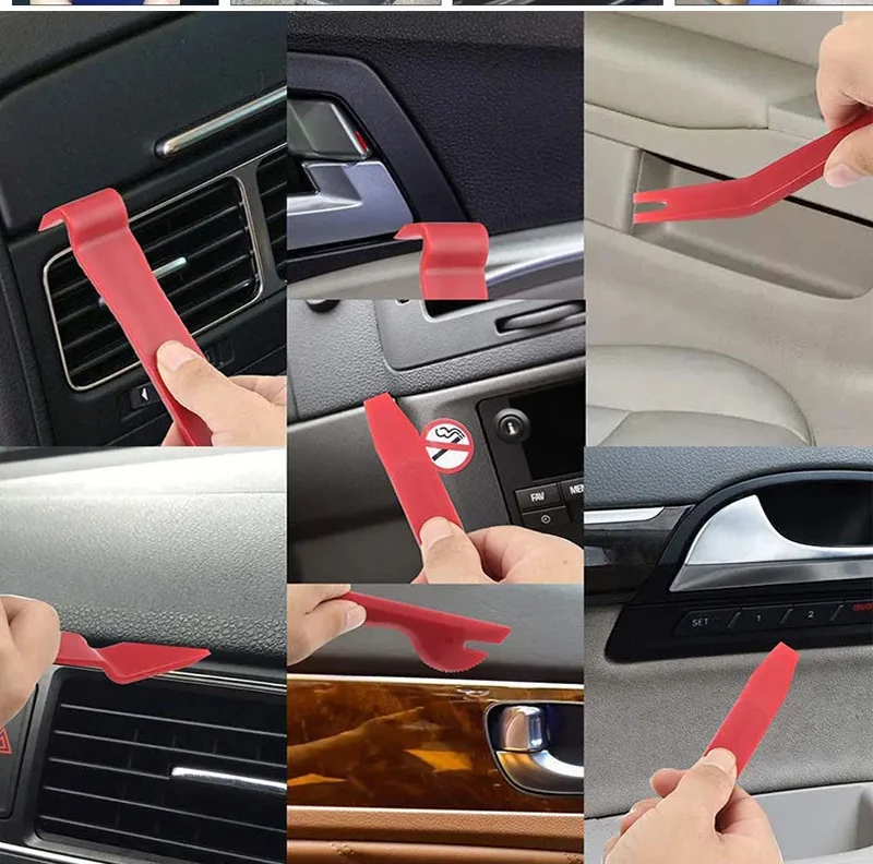 Trim Removal Tool Auto Panel Tür Audio Trim Removal Tool Kit Auto Clip Zangen Verschluss Entferner Hebeln Werkzeug Set mit Lagerung Tasche – Detail 12