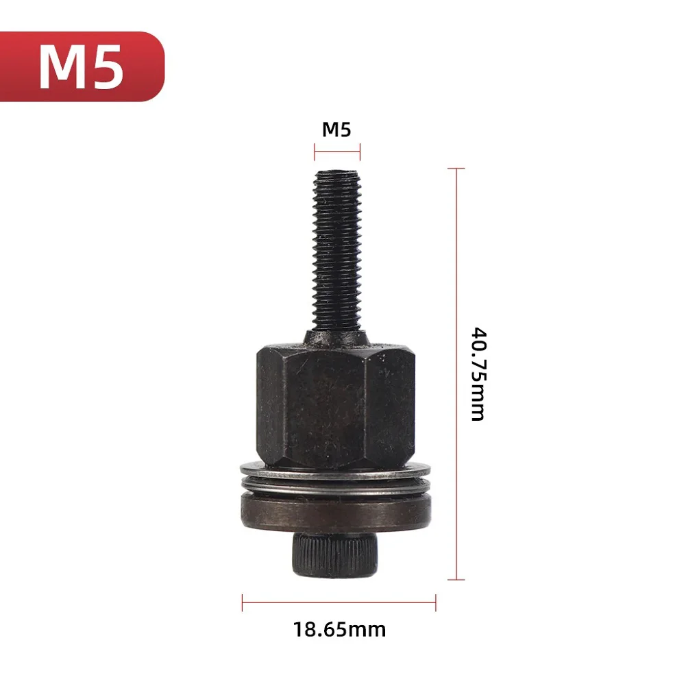 6-teiliges Handnietmuttern-Set, manuelles Nietwerkzeug, Ersatzspitzen und Dornköpfe für Muttern M3, M4, M5, M6, M8, M10, ohne Stahlmutter – Detail 10