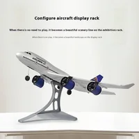 Remote Control Aircraft A380 Aircraft Boeing 747 Fixed Wing Foam Aircraft Model Aircraft 3-Channel Glider Model Outdoor Toy Gift 2
