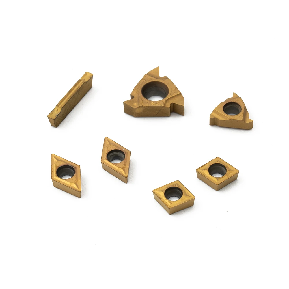 

Enhance Your Work with 7pcs Carbide Inserts CCMT060204 11IR 16ER MGMN200 and DCMT070204 for Steel and Stainless Steel