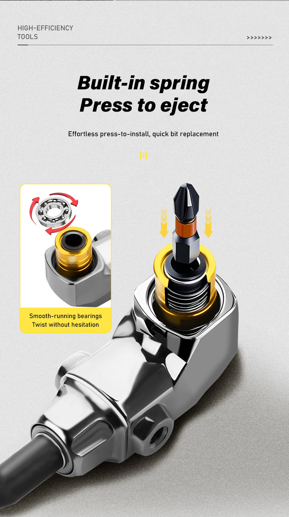 90 Degree Right Angle Drill Attachment Right Angle Screwdriver Bit Holder for 1/