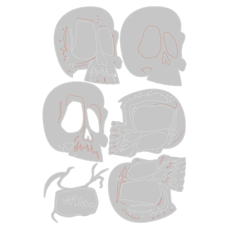 

Clear Stamps and Dies 2022 New Arrival Halloween Paper Card Template Metal Cutting Dies Mold Picture Frame Stencils for Diy