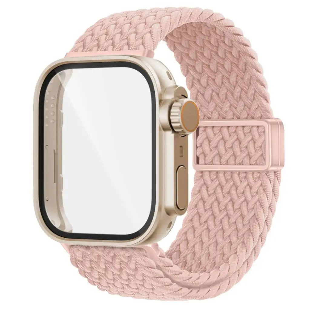 Nylon Braided Strap with Protective Screen Frame and Adjustable Band