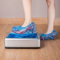 Automatic Shoe Cover Dispenser Hand-Free Shoe Covers Machine Portable ABS Anti-slip Base Overshoes Machine for Home Office 1