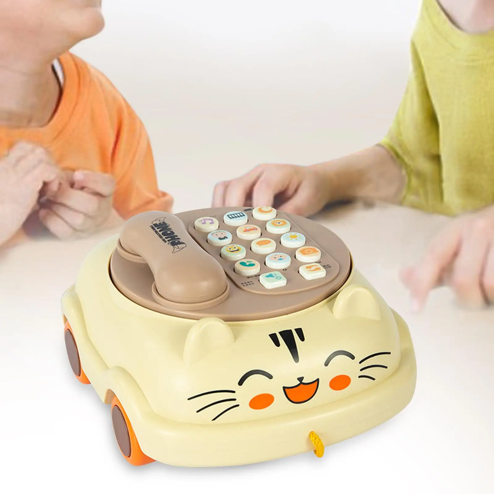 Baby Phones Toy Musical Cognitive Development Games for Creative Gift 3 Years Old Preschool Educational Learning Boy Children