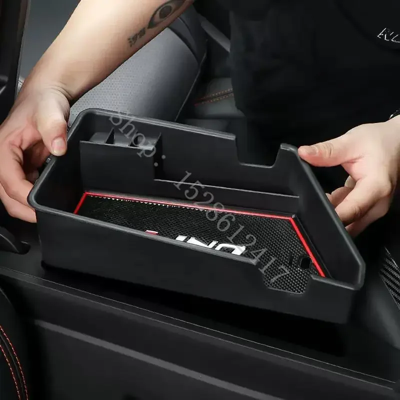 LHD For Changan UNIV UNI-V 2021-2023 Car Center Console Armrest Storage Box Tray Organizer Anti-Slip Mats