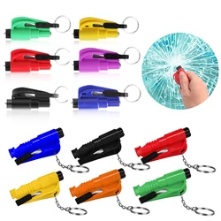 Marteau de sécurité pour voiture 3 en 1, brise vitre multifonctionnel, brise vent pour clé de voiture, accessoires de voiture 