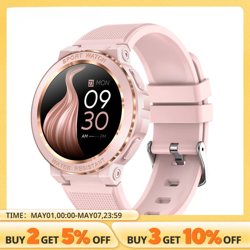 

2024New Sport Smart Watch Women Bluetooth Call Smartwatch IP68 Waterproof Fitness Tracker Health Monitoring for IOS Android MK60