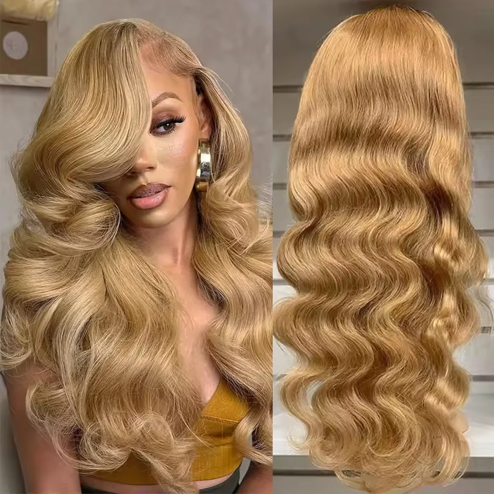 Body Wave Honey Blonde 13x6 HD Lace Front Wigs Human Hair
