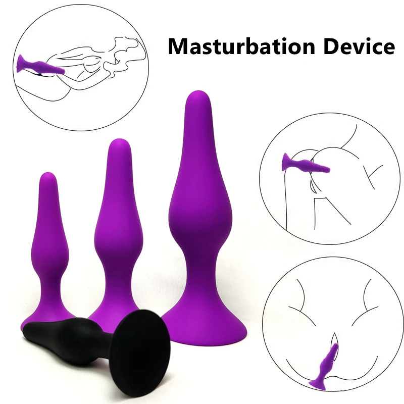 S/L/XL Silikon Anal Plug Butt Plug Anus Stimulation Prostata Massage Sex Spielzeug für Frauen Männer Homosexuell anal Dilatator Sex Produkte 1