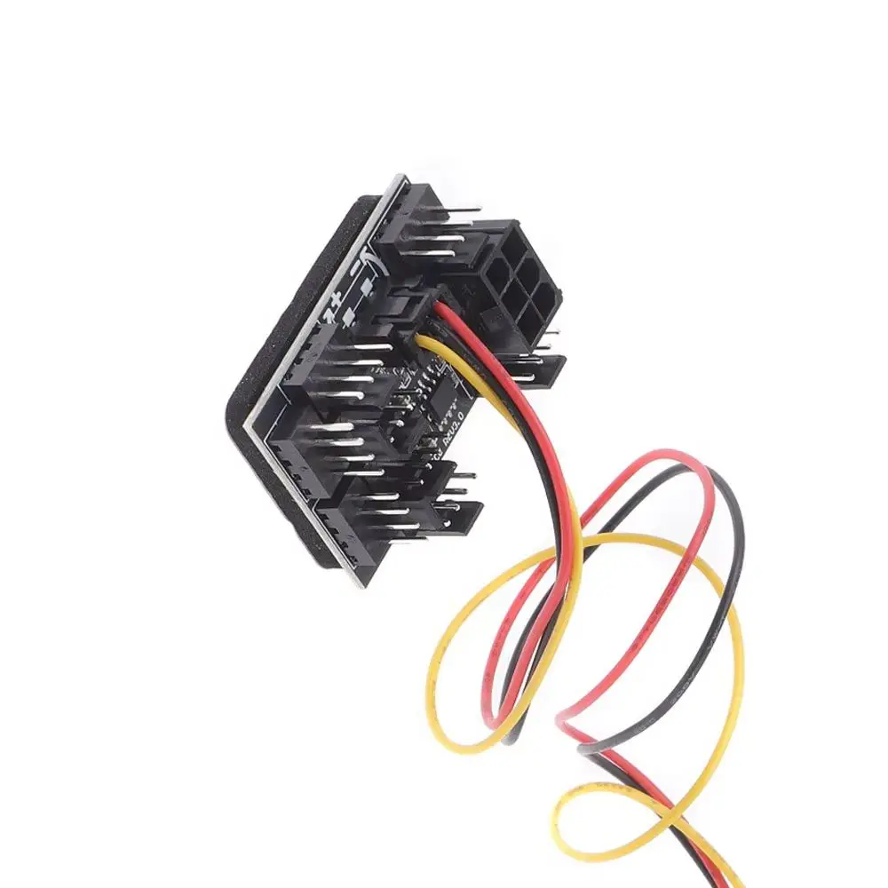 1PC 섀시 팬 PWM 허브 속도 컨트롤러 1  8 어댑터 3PIN/4PIN 데스크..
