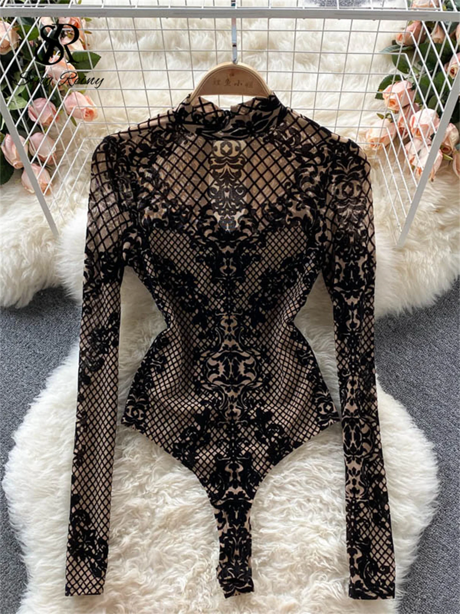 FRENCH LACE BODYSUIT