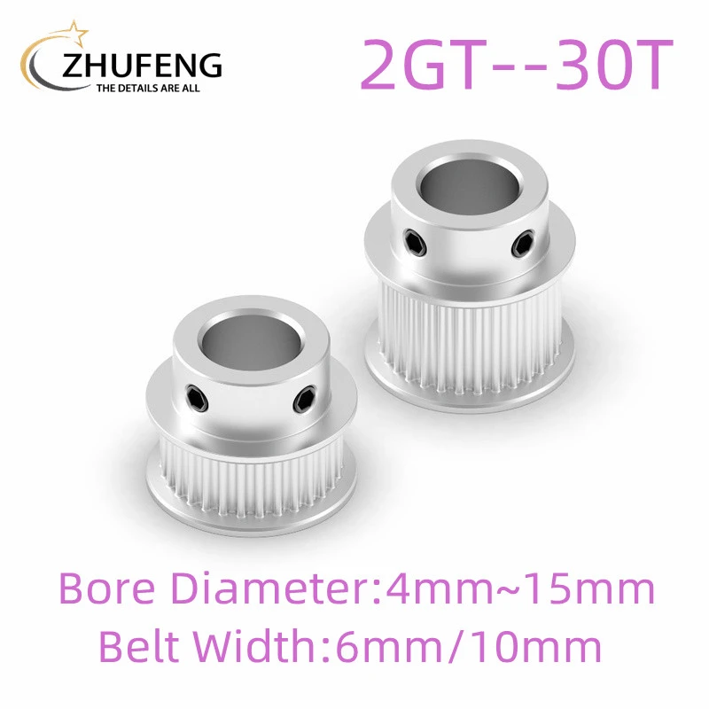 GT2 Timing Pulley 2GT 30 Tooth Teeth Bore 4/5/6/6.35/8/10/12/12.7/14/15mm Synchronous Wheels Width 6/10/mm Belt 3D Printer Parts butcher block woodworking bench