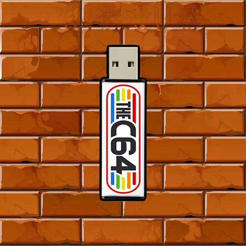 Adattatore Per Memory Stick Usb Per Mini Console Di Gioco Retrò C64 5370 Giochi