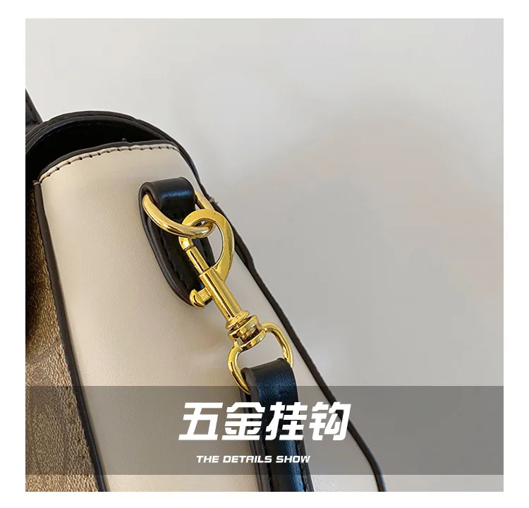 Retro French Niche Fashion Design Female Shoulder Handbag Crossbody Bag shoulder bag lady messenger bag