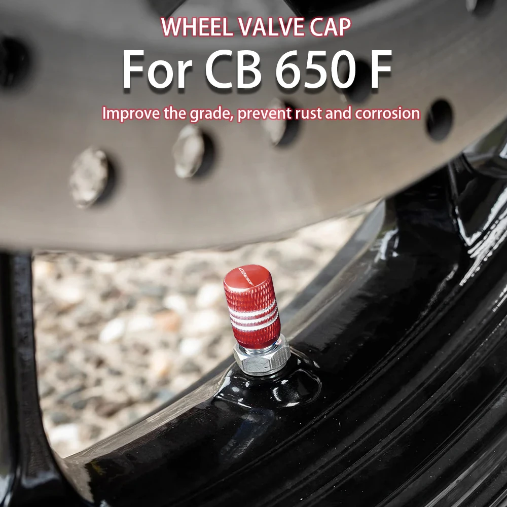 

Motorcycle Wheel Valve Cap Aluminum Alloy CB 650F Accessories for HONDA CB650F CB 650 F CB650 F 2014 2015 2016 2017 2018 2019