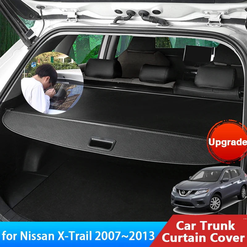 

for Nissan X-Trail Xtrail X Trail T31 2008 2009 2010 2011 2012 2013 Accessories Trunk Curtain Mat Rear Curtain Retractable Parts