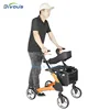 Heavy Duty Medical Aluminum Alloy Rehabilitation Therapy Rollator Walker for Disabled Elderly 1