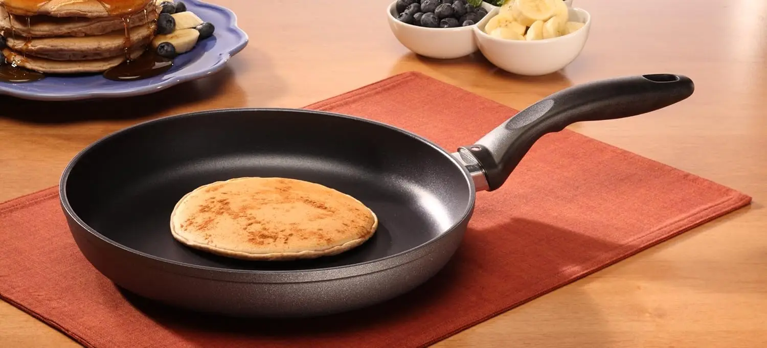 Nonstick Induction Diamond Coated Aluminum Fry Pan, Dishwasher and Oven Safe, Gray 2