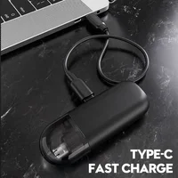 Nose Hair Trimmer Type-C Charging Rounded Arched Blade Electric Portable Men Mini Nose Hair Trimmer Face Care Kit Tools 4