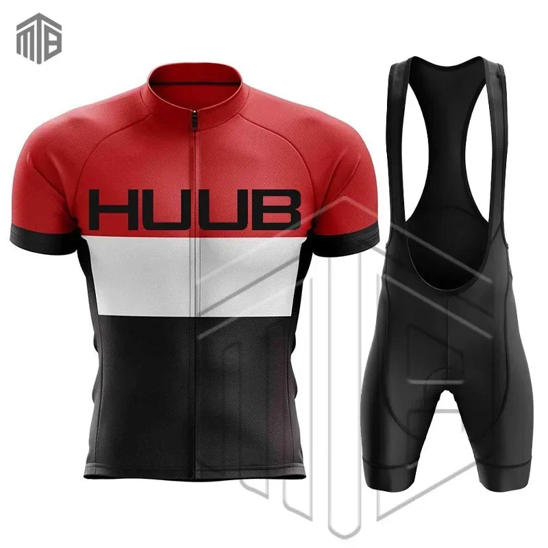 HUUB Cycling Jersey Sets MTB Bike Kits Clothing Short Sleeves Cycling Base Layers Bicycle Clothes Ropa Ciclismo Hombre Maillot