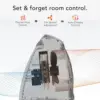AVH10 Space Heater for Home, 1500W/750W, Fan Only Option, Digital Display with Adjustable Thermostat, Advanced Safety Features 3