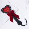 Heart-Shaped PU Leather Spanking Paddle Slapper Whip for Horse Training 1