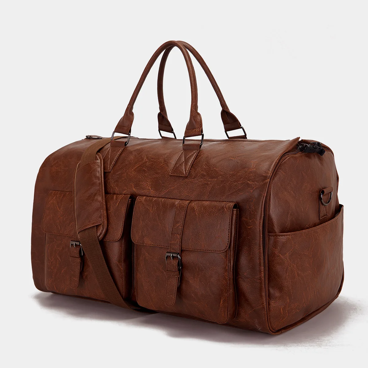 XMESSUN Neue, trendige Faltbare Anzugtasche, modisches Designerstück für Damen und Herren, großes Fassungsvermögen, Handgepäck für Fitness und Reisen_voghion.com