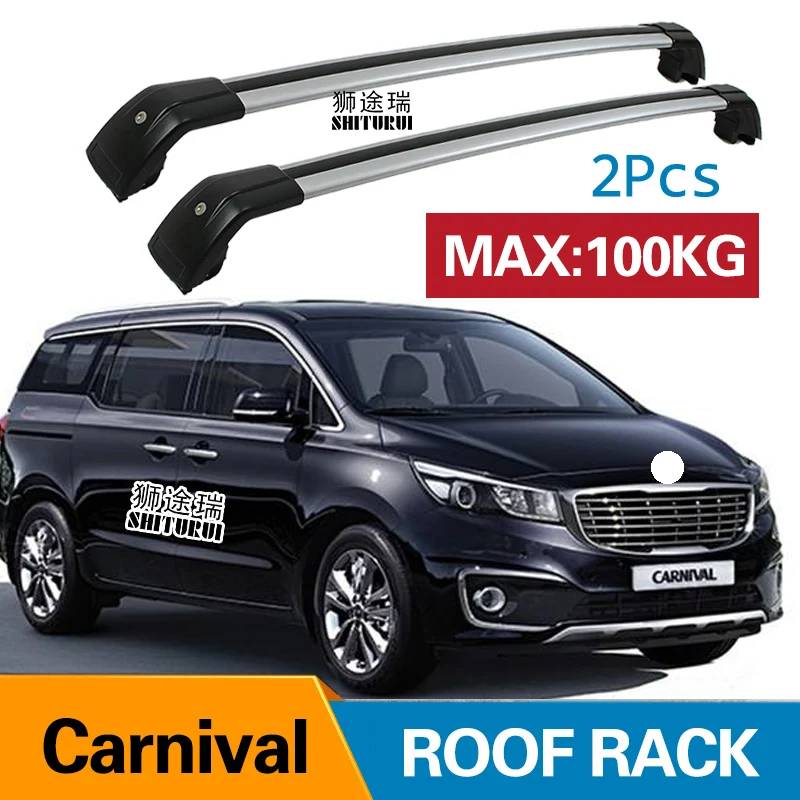 2Pcs Roof bars For KIA Carnival / sedona (YP) MPV [20142020