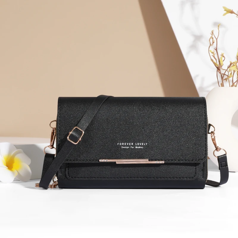 Pu Leather Women Handbags Female Multifunctional Large Capacity Shoulder Bags Fashion Crossbody Bags For Ladies Phone Purse pu leather handbags