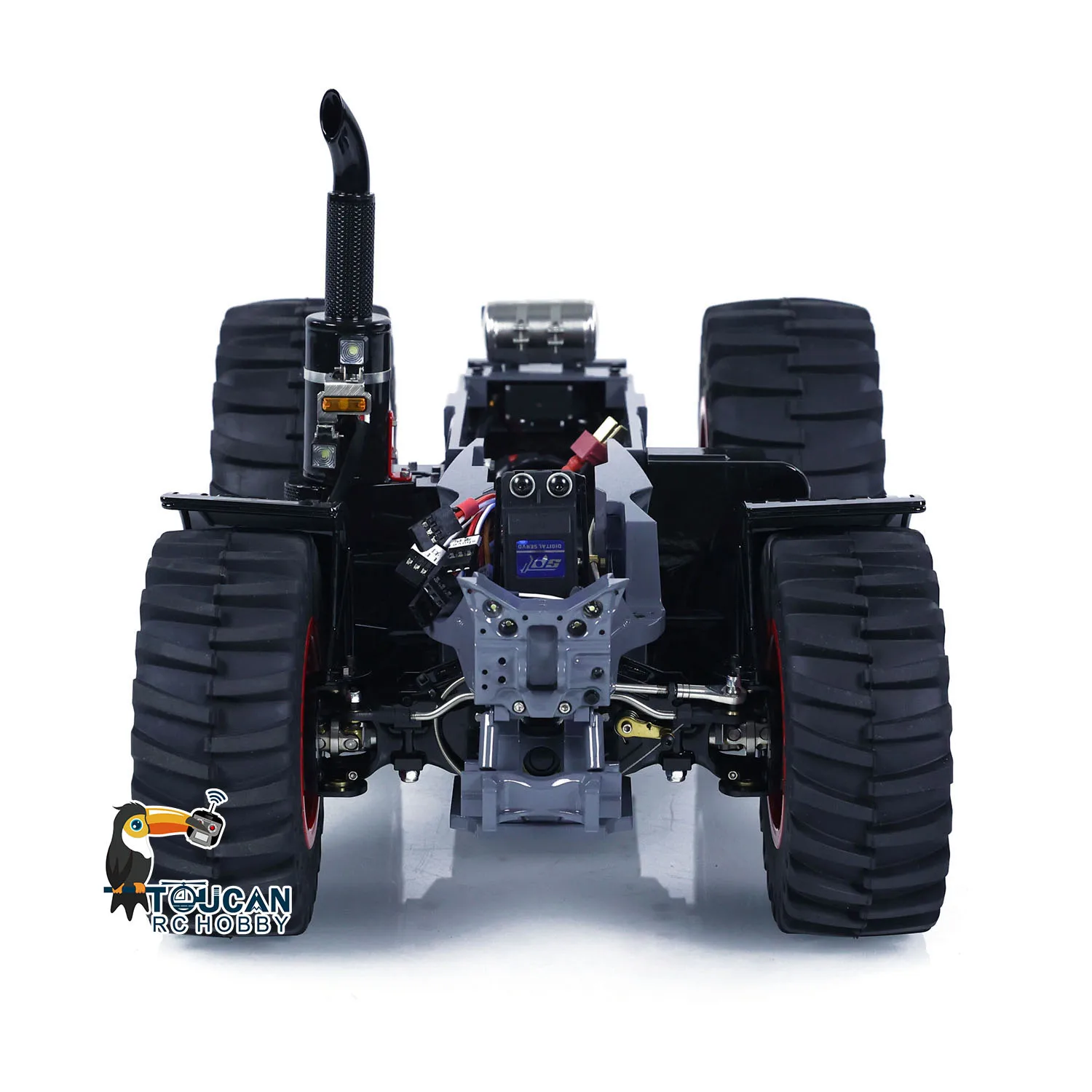 In Stock LESU 1050 RC 1/16 Tractor Truck 4X4 RTR Metal Assembled Chassis Painted Model with Cabin Light Sound Set RC Car Model 4
