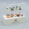 Miniature Shop Cabinet Bakery Cake Bread Dessert Store Room Display Handcraft Dollhouse Stand Food Items Scenario Display Show 1