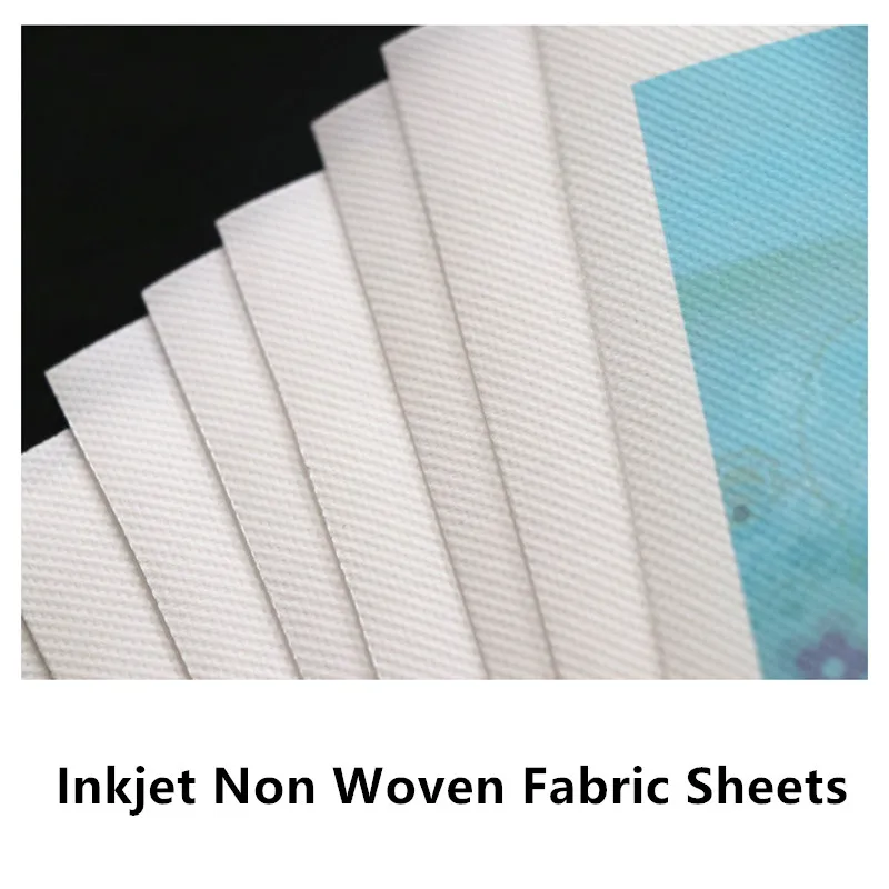 Inkjet Non Woven Fabric A4 size inkjet non woven fabric sheets for inkjet printer with matte surface