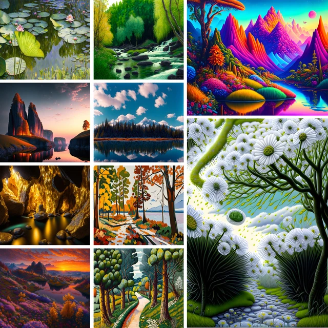 Landscape & Nature Diamond Painting Kits