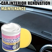 Car Interior Care Shine Cream - Dashboard & Tire Repair Wax, Scratch Remover for Plastic Surfaces, Long-Lasting Maintenance 2