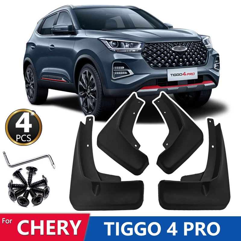 

For Chery Tiggo 4 Pro 2022 2023 Mudflap Mud Flap Anti-splash Front Rear Fender Mudguards Special Guard Splash Car Accessories