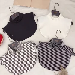 New Style Women's Fake Collar Men Women Spring Autumn Winter Cotton Removable Detachable High Collars Unisex apparel accessories