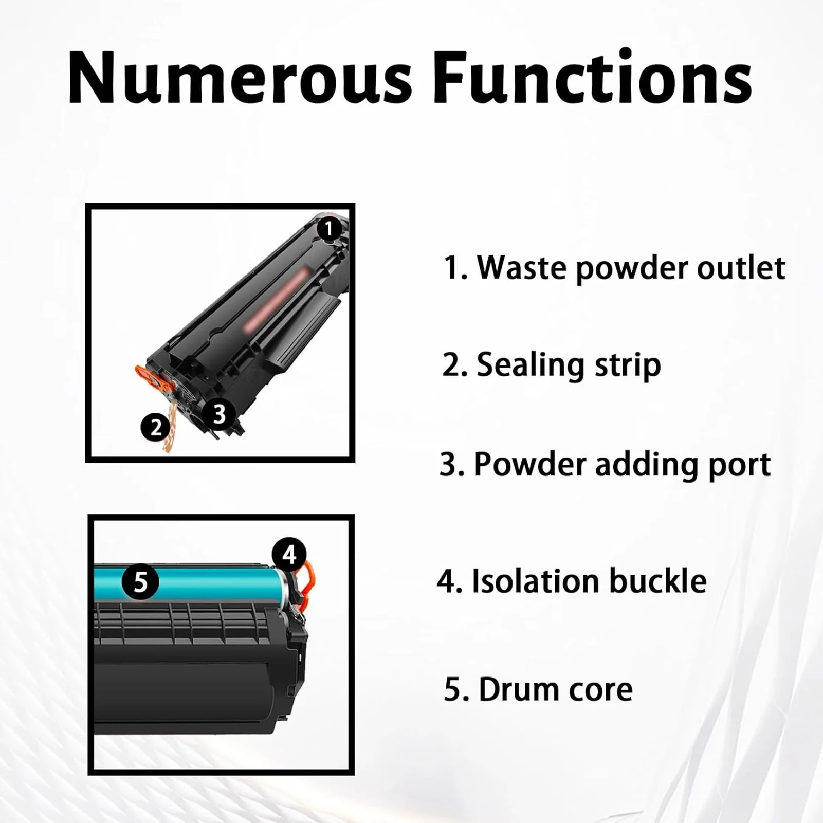 Toner Cartridge for Lexmark B2236 B2236dw B2236adw MB2236 B2442 B2442dw B2546dn B2650 B2650dn Printer