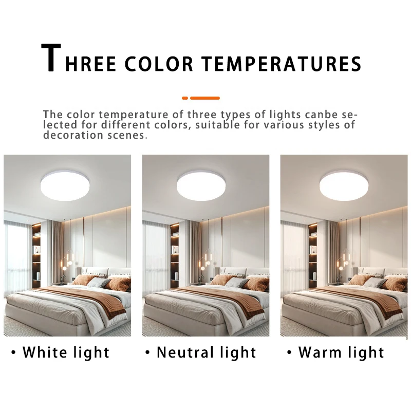 Led ceiling light ultra-thin modern 18W 24W 36W 48W bedroom living room indoor home decoration