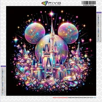 Disney Castle Diamond Painting Kit 1