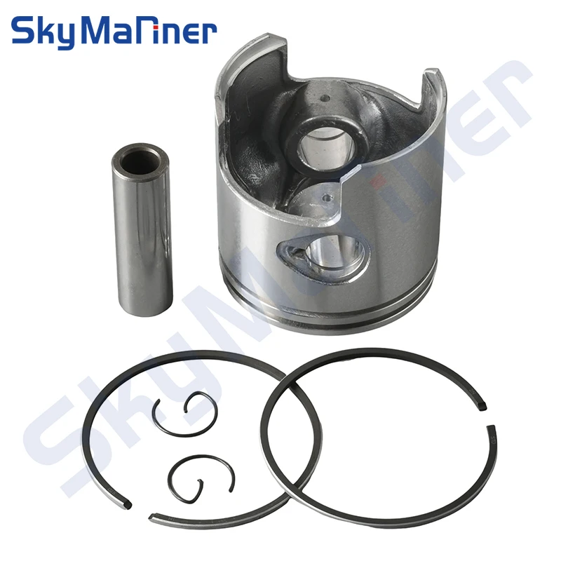 3 C8-00001 Pistone Per Motore Per Barca Tohatsu Muslim2 T Std 50Hp 68Mm Mercury Mariner 3Cyl 40Hp-50Hp 779-9615 Sostituisce Le Parti