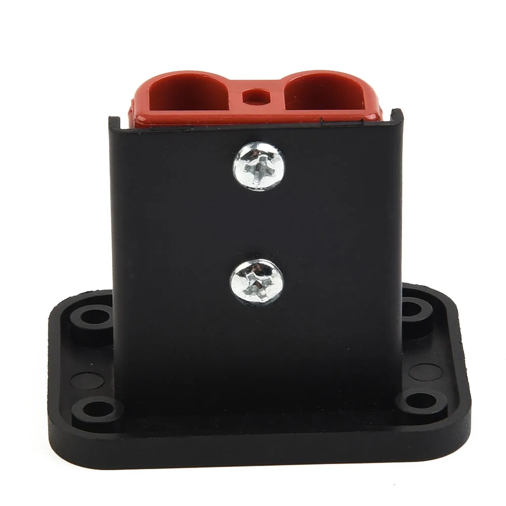 Twin Dual Flush Mount 50 Amp For Anderson Plug Mounting Bracket Caravan Trailer Truck For Anderson Connection Plug Connector 1pc