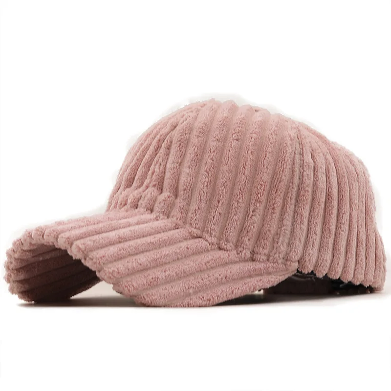 New Autumn Winter Baseball Cap Women Corduroy Winter Hats for Women Snapback Hat Female Hip Hop Cap Gorras Bone Casquette Gorro 5
