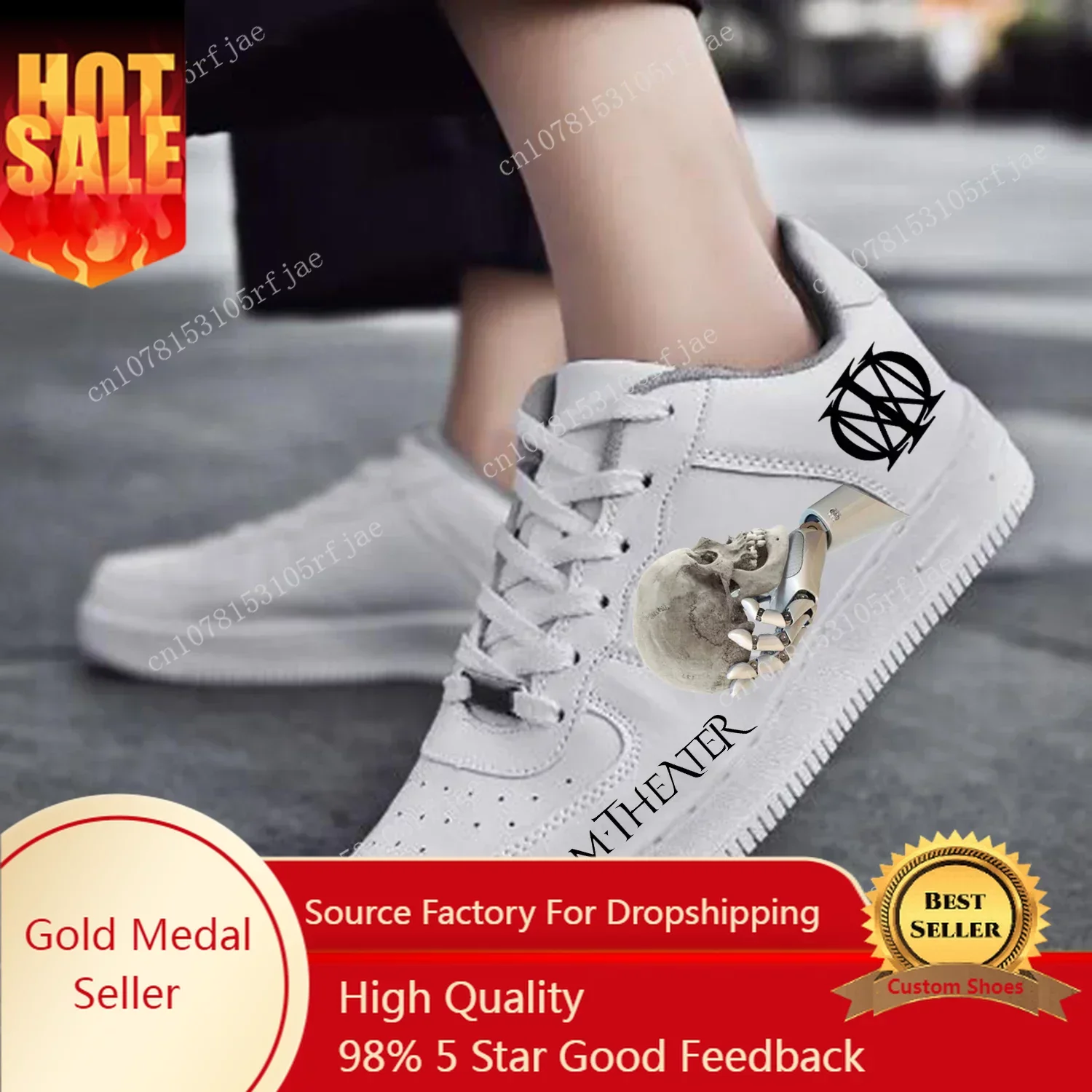 

Dream Theater AF Basketball Mens Womens Sports Running High Quality Flats Force Sneakers Lace Up Mesh Customized Made Shoe DIY