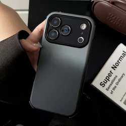 Premium Gradient Dual - Layer Shockproof Phone Case with Skin Feel Anti - Drop Protection - iPhone 15 Plus (JB - Black)