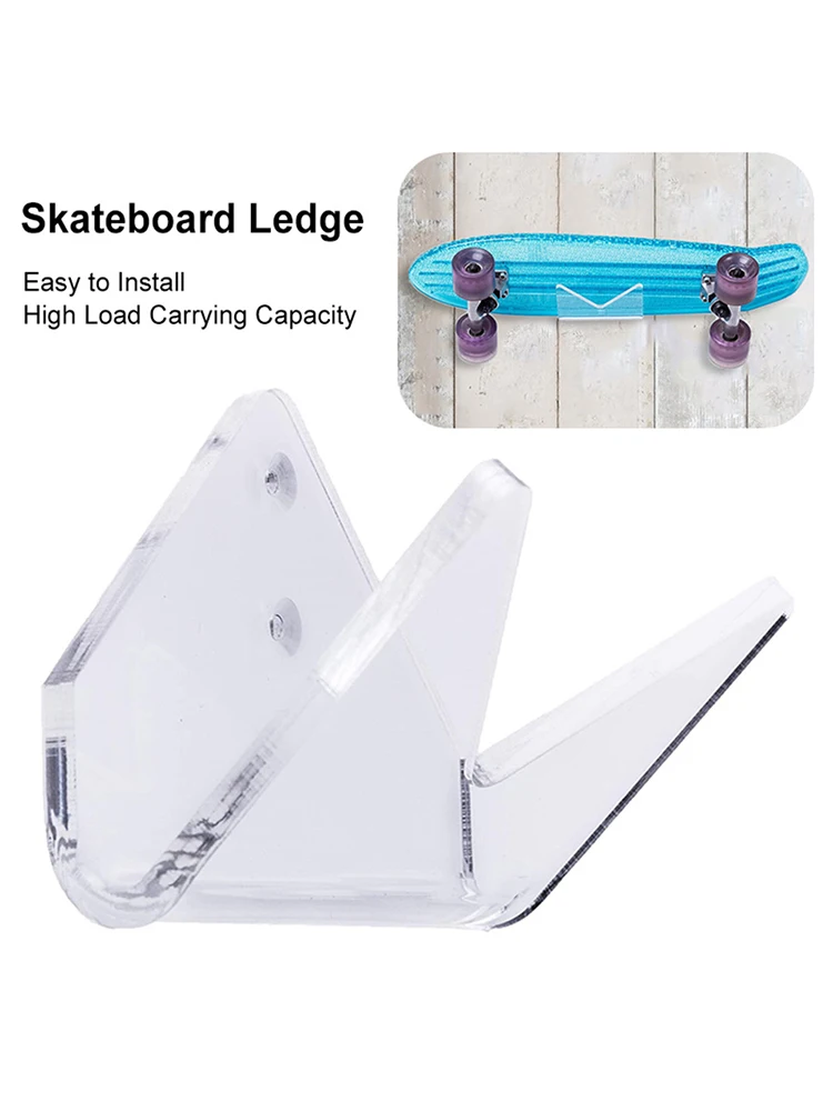 

Wall Skateboard Holder | Heavy-duty Skateboard Deck Wall Mount | Skateboard Hanger for Longboard Dec