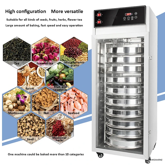 New 10 Layers Food Dehydrator Fruit Drying Machine Vegetable Dryer Fruit  Dryer A