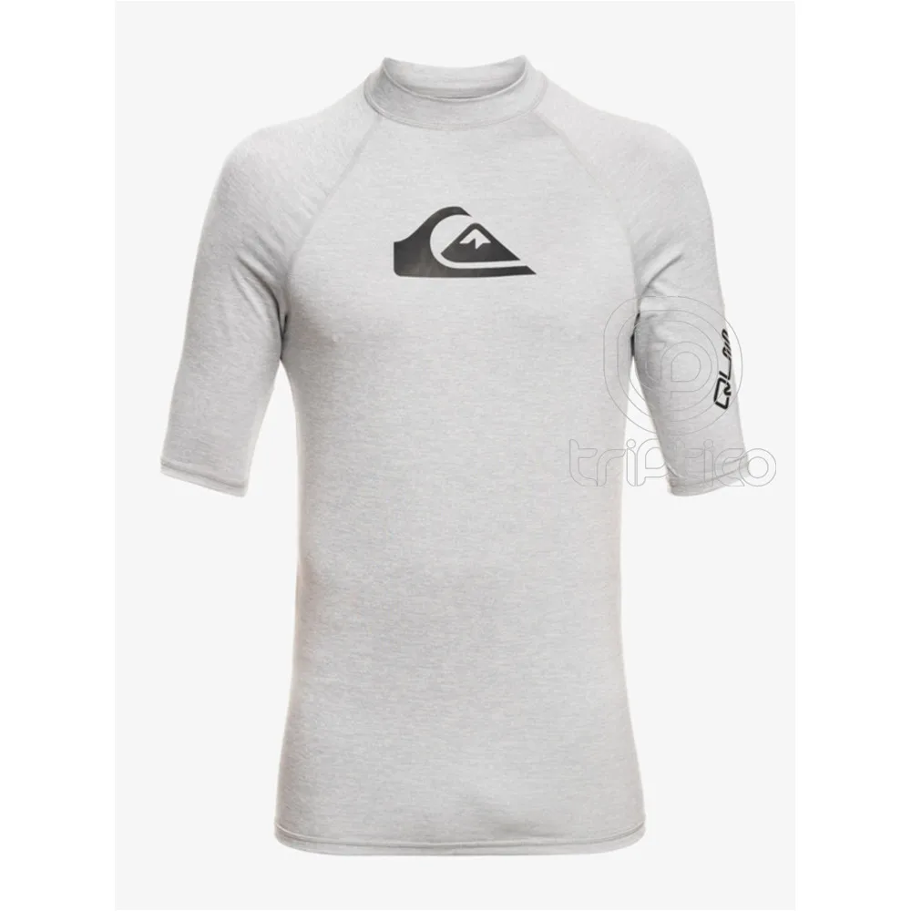 Short Sleeve UPF 50 Surf Tee Surf T Shirt Swimsuit Beach Rash Guard