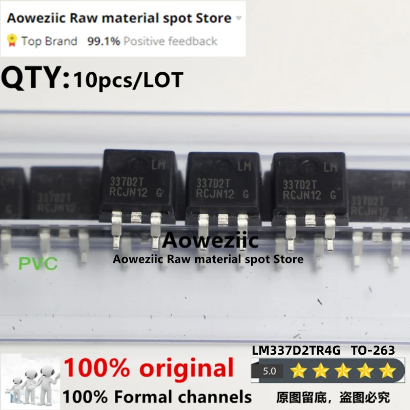 

Aoweziic 100% New Imported Original 337D2T LM337D2T LM337D2TR4G Three Terminal Regulator TO-263 Three Terminal Regulator